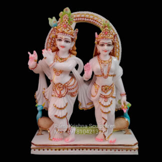 Radha krishna marble murti