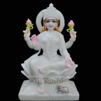 Laxmi marble murti