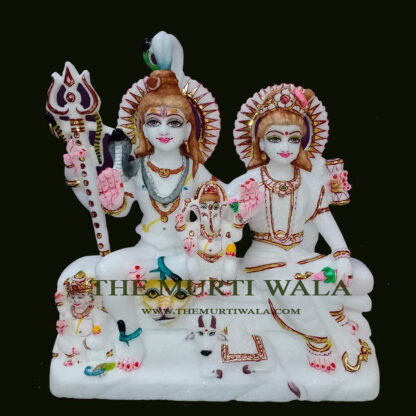 12inch Shiv Parvati Statue