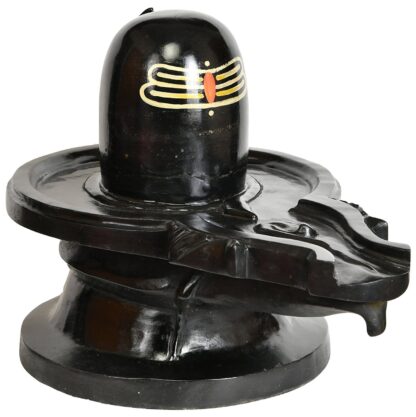 Black stone Shiv Linga for home