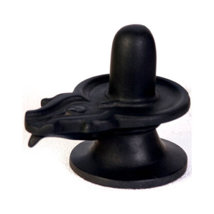 Black stone Shiv Linga for home